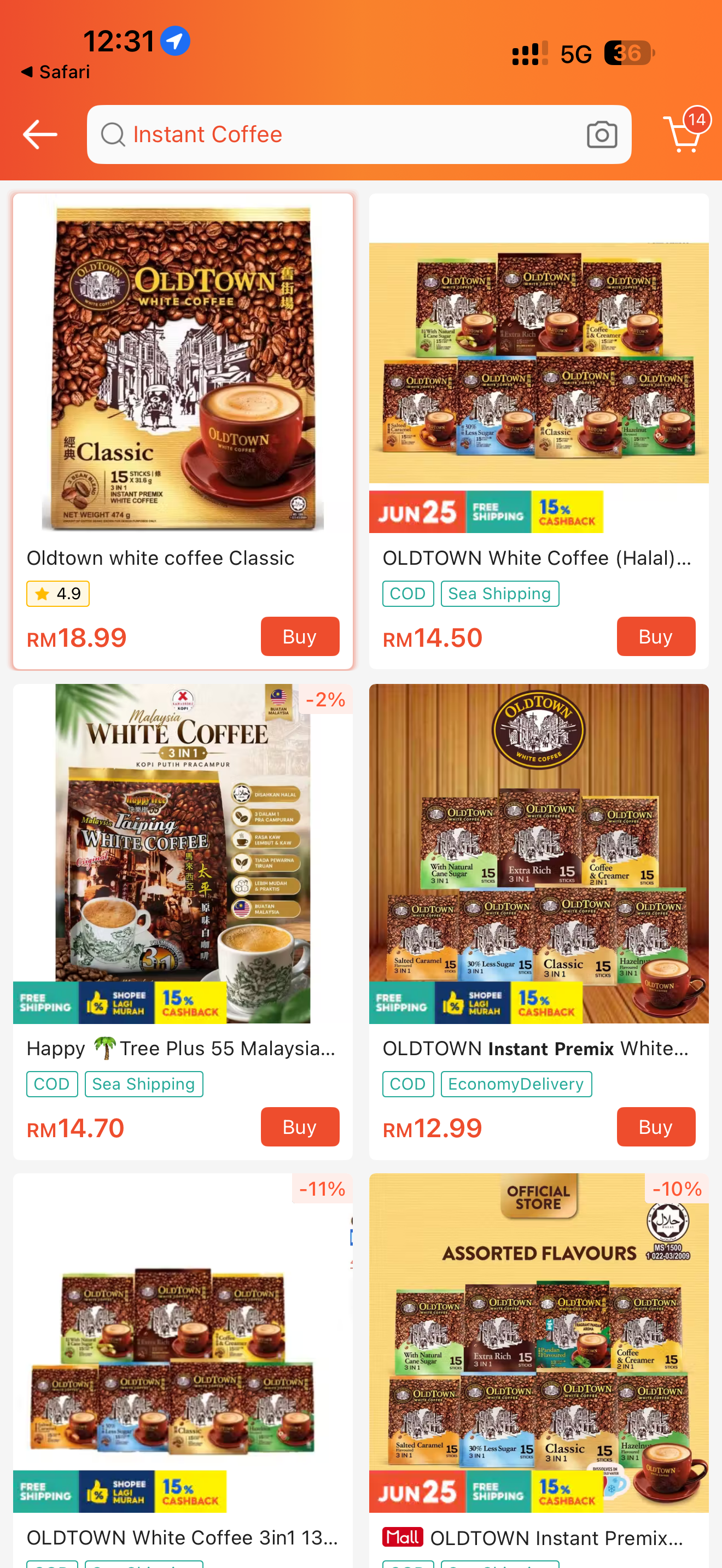 OldTown White Coffee — hero